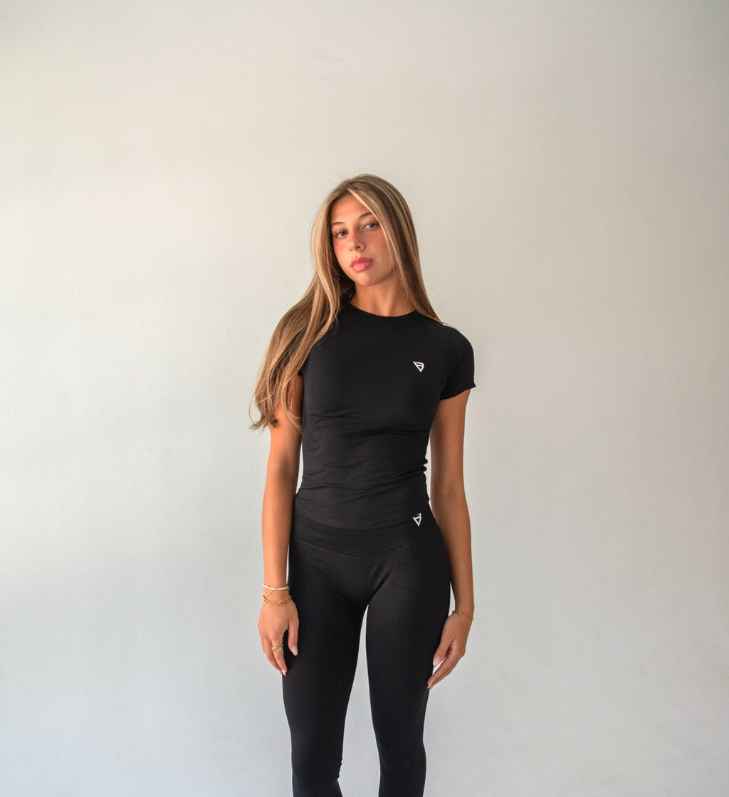 Black Compression Tee