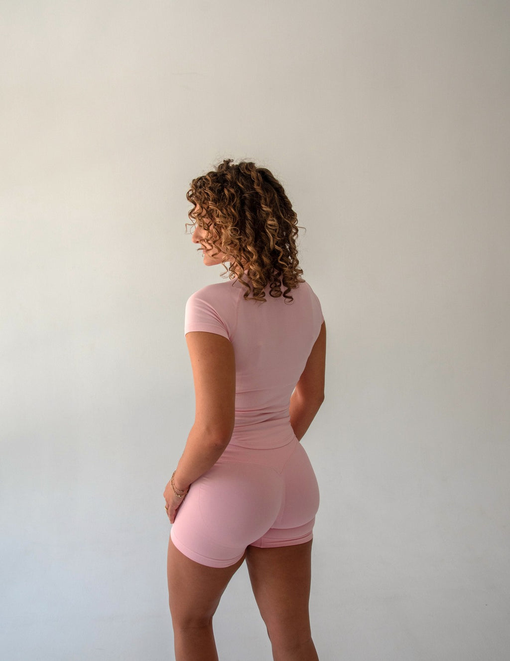 Cloud Pink Compression Tee