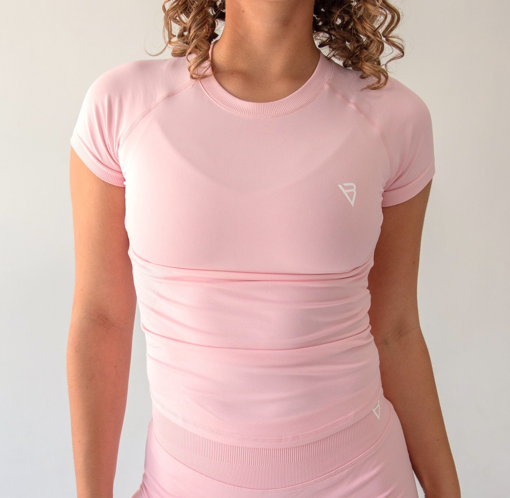 Cloud Pink Compression Tee