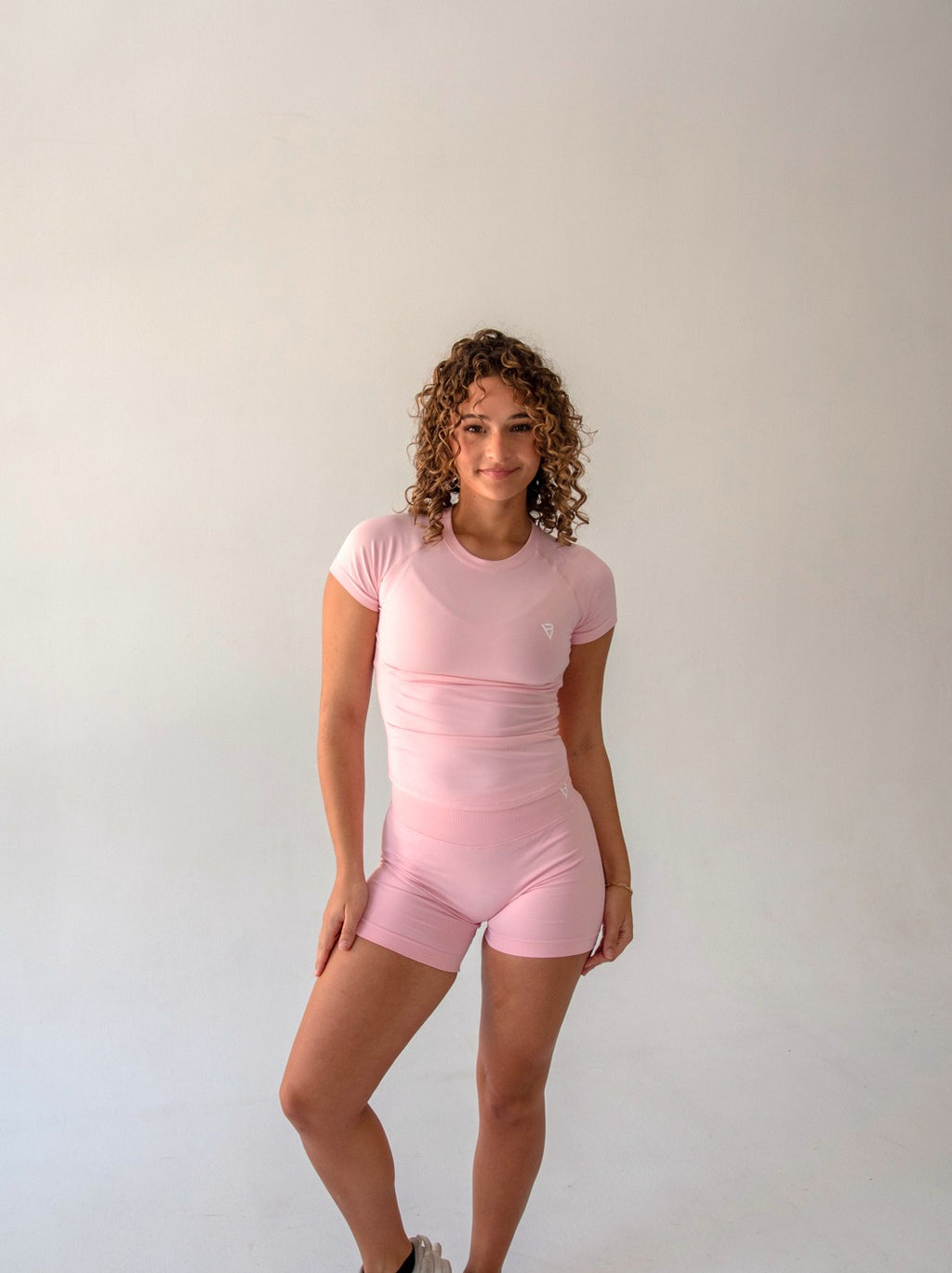 Cloud Pink Compression Tee