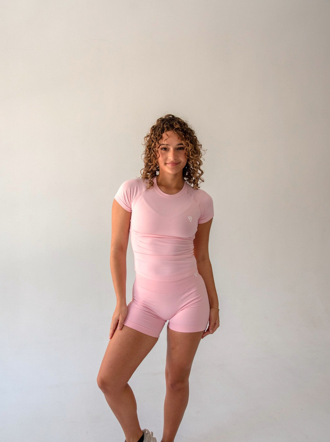 Cloud Pink Compression Tee