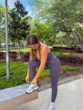 Mushroom Gray Seamless Leggings