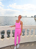 Hot Pink Seamless Leggings