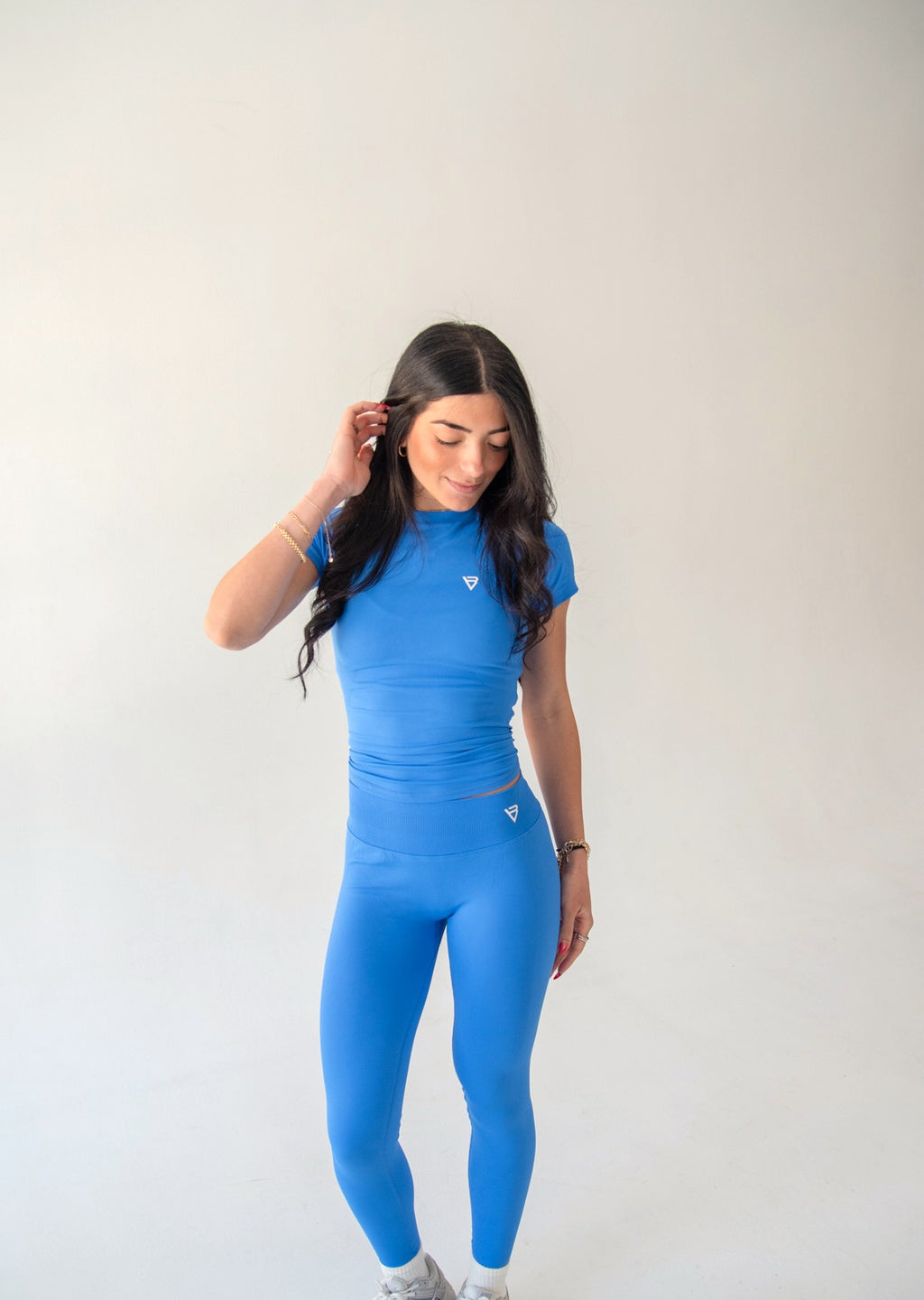 Lightning Blue Seamless Leggings